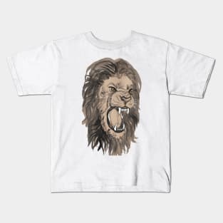 Lion roaring Kids T-Shirt